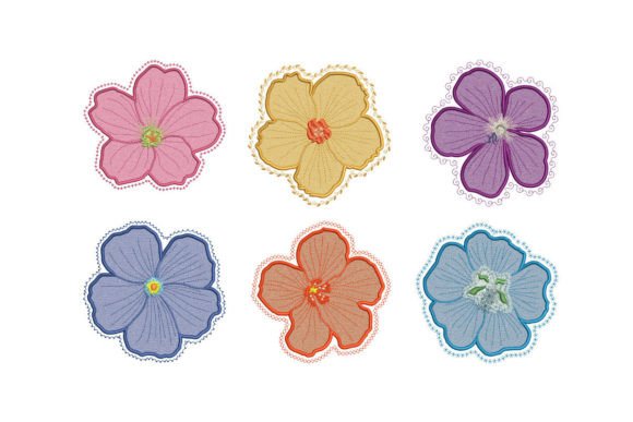 A Seller's Guide to the Set of Simple Flowers Appliques