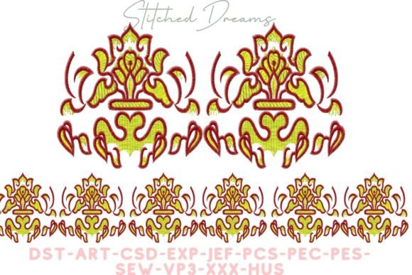 Blossom Harmony: A Delicate Floral Embroidery