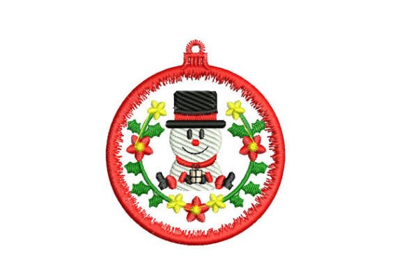 Charming Snowman for Festive Embroidery Projects