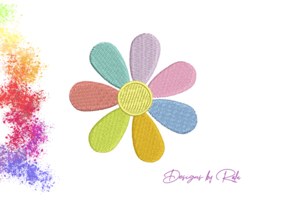 Rainbow Flower: A Burst of Color for Handmade Gifts