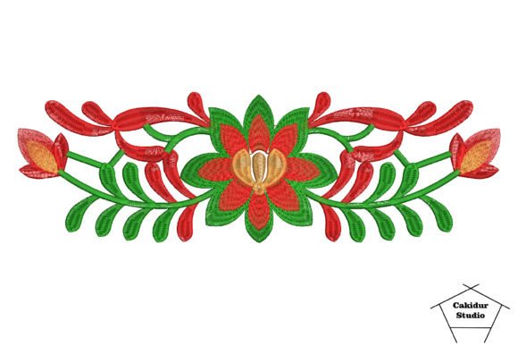 Red Green Flowers: A Fresh and Classical Accent