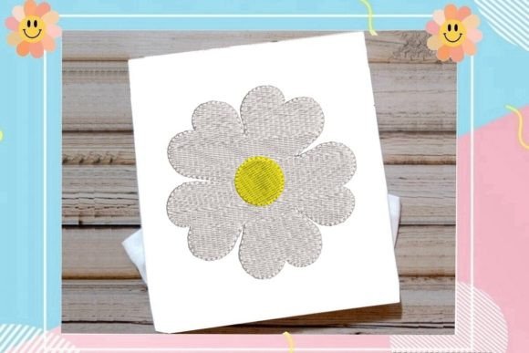 White Flower: A Simple Yet Elegant Embroidery Design